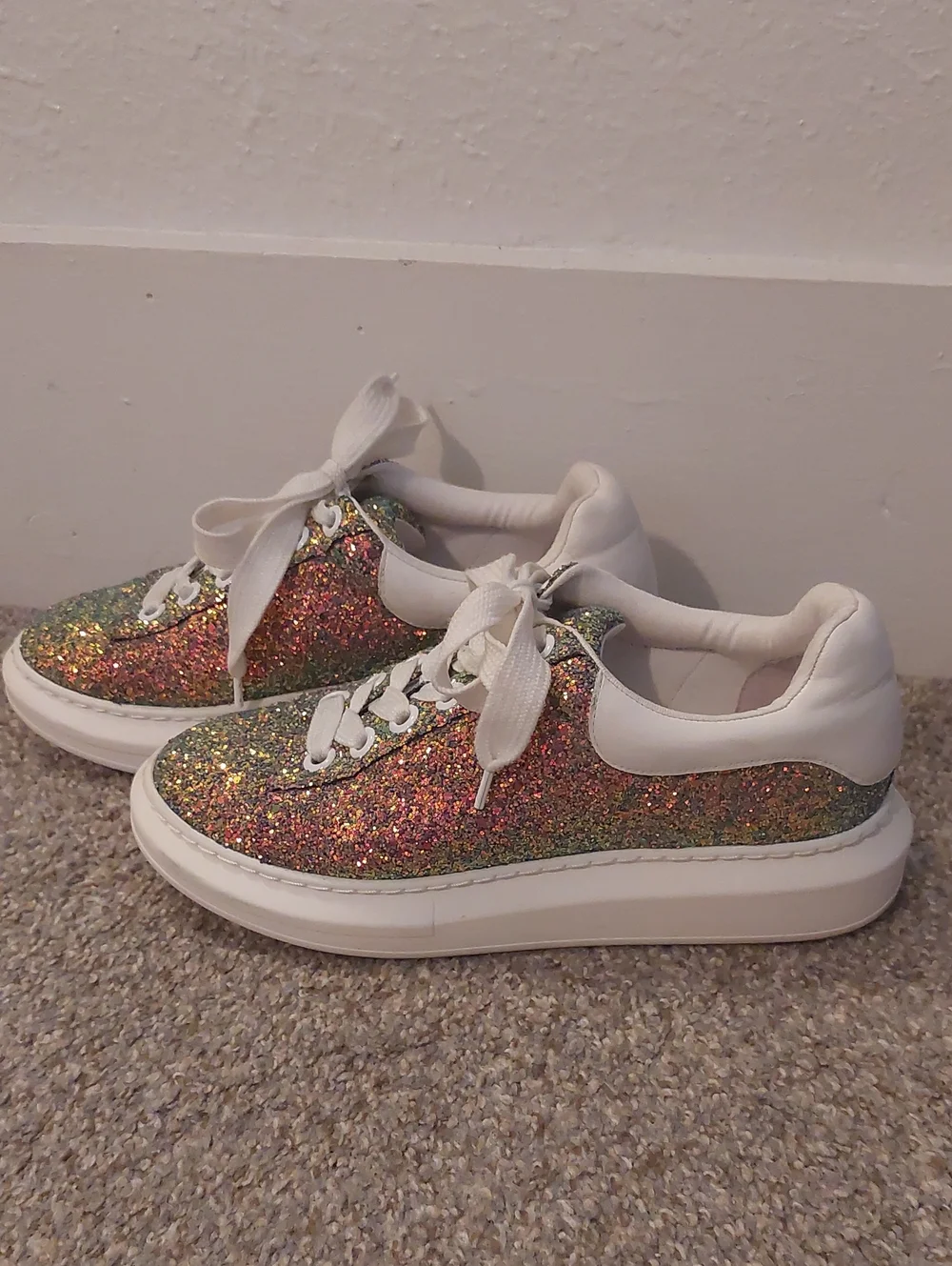 Steve Madden Glitter Sneakers
